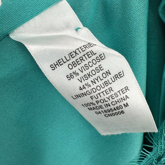 Adrianna Papell Jade Green Cap Sleeve Lace Cocktail Party Date Mini Dress 6 - Picture 9 of 10